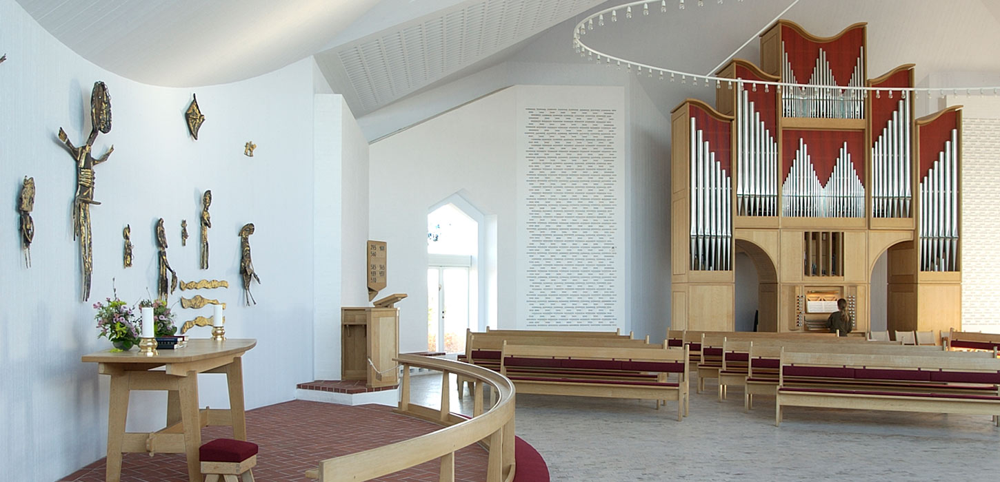 Der Altar in Sædden Kirche | Süddänische Nordsee