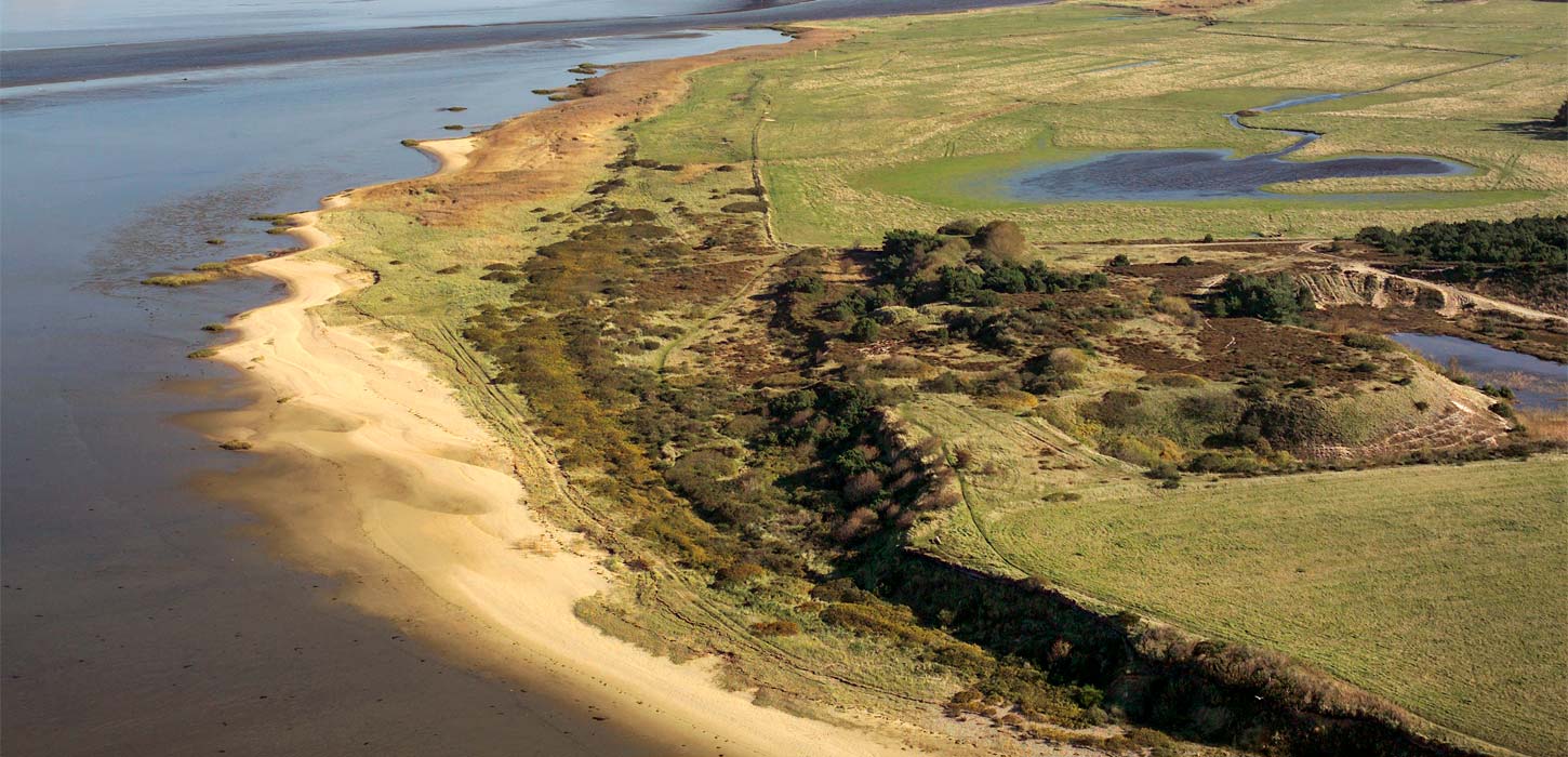 Luftbild von Marbæk | Süddänische Nordsee