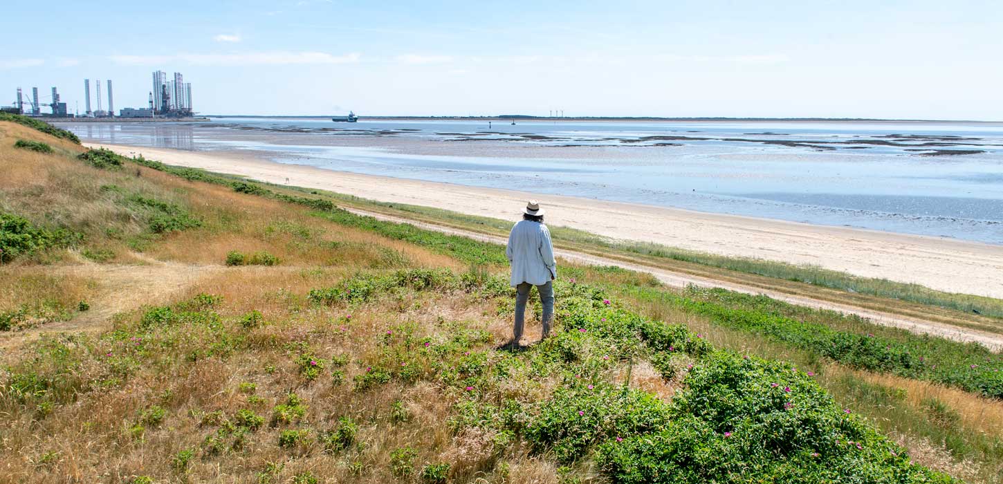 The sea close to Esbjerg Harbor | By the Wadden Sea