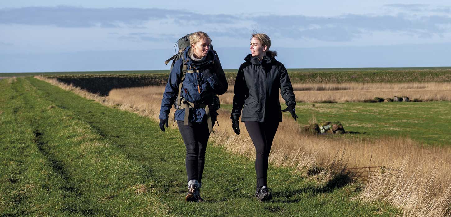 On a hike | By the Wadden Sea