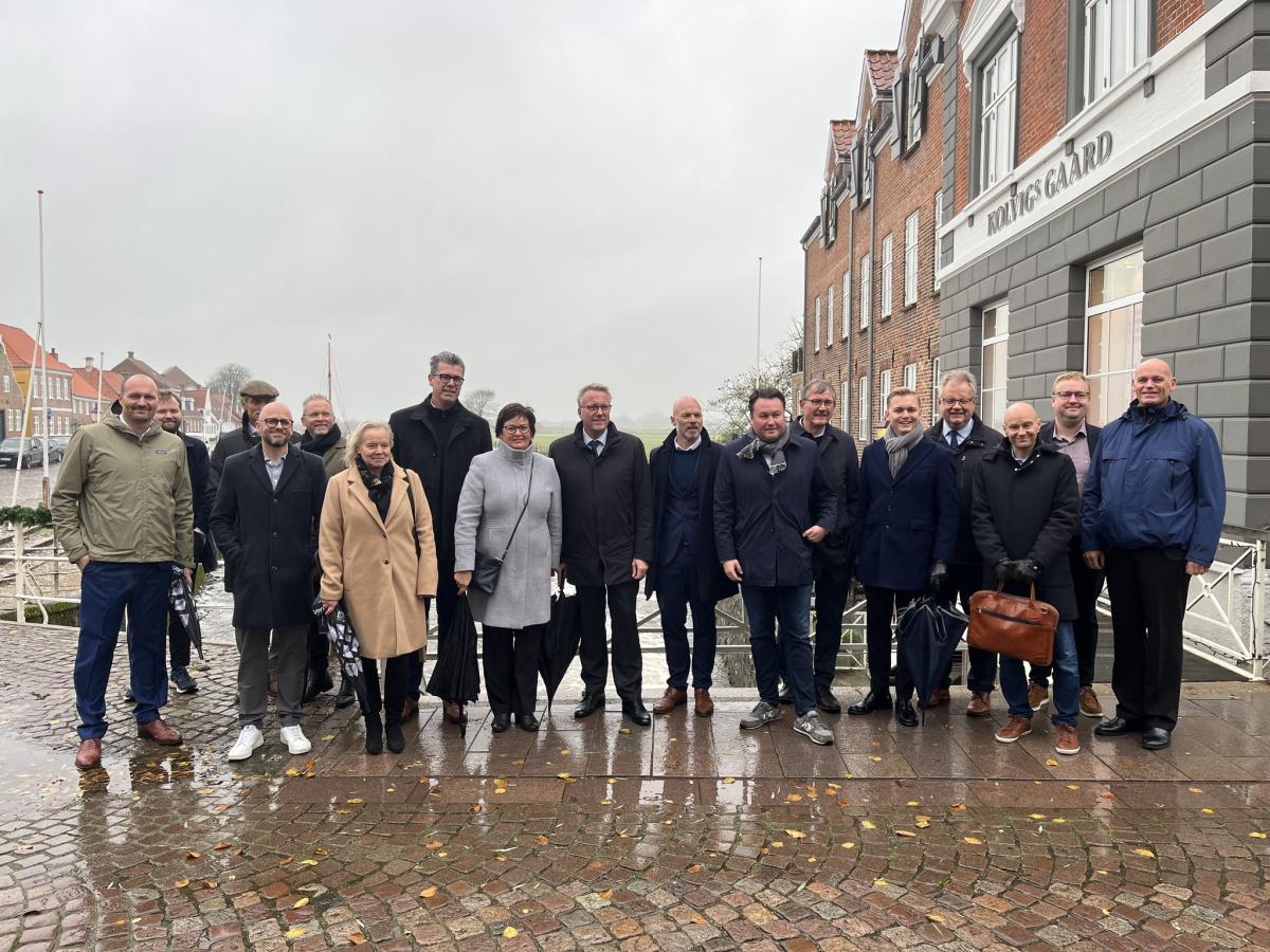 Erhvervsministeren besøgte vestkysten