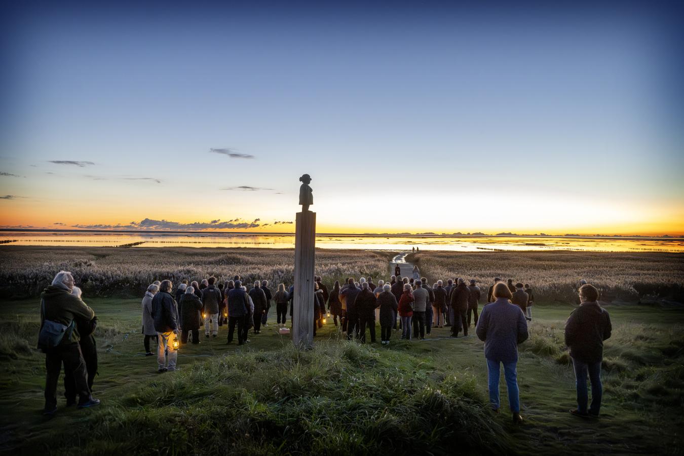Solnedgang Mandø Dark Sky