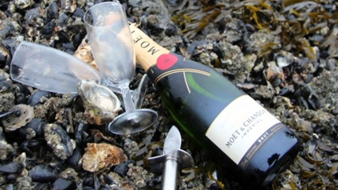 Østers og champagne