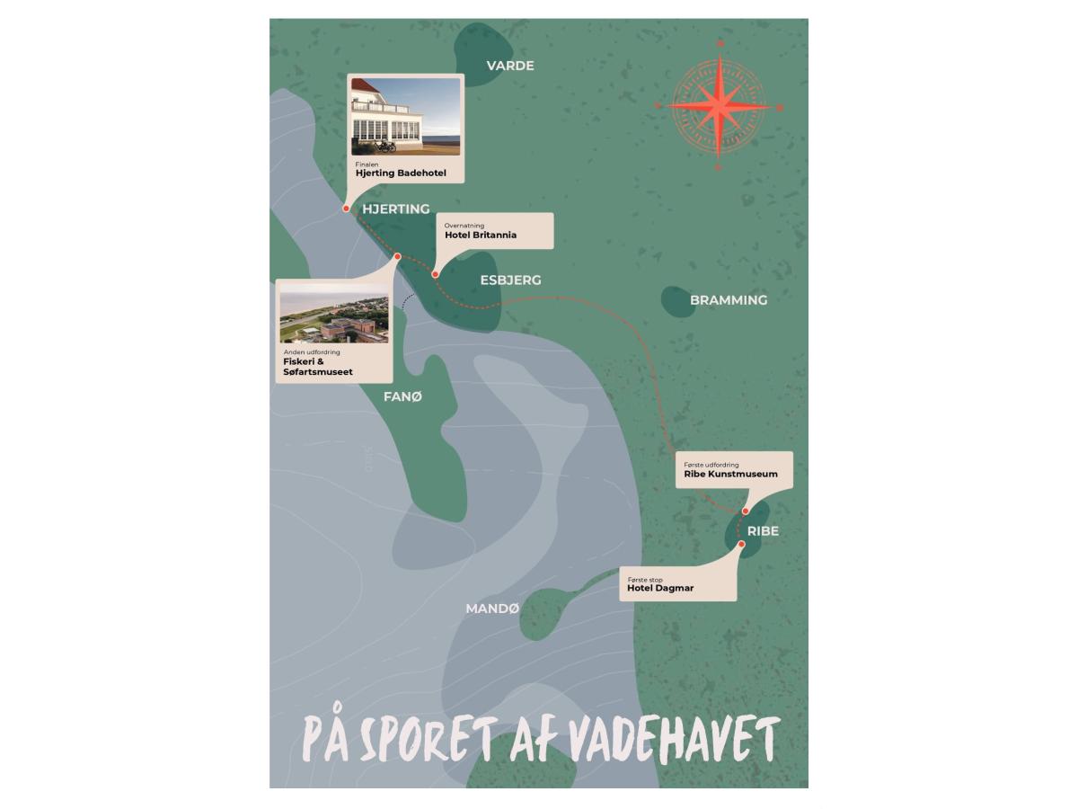Kort På sporet af Vadehavet