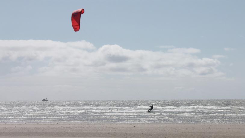 Kitesurfing på Fanø