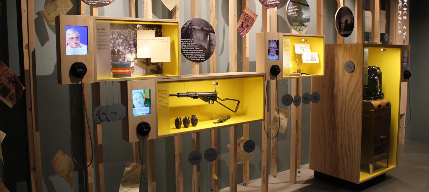 Exhibition wall at Esbjerg Museum | By the Wadden Sea