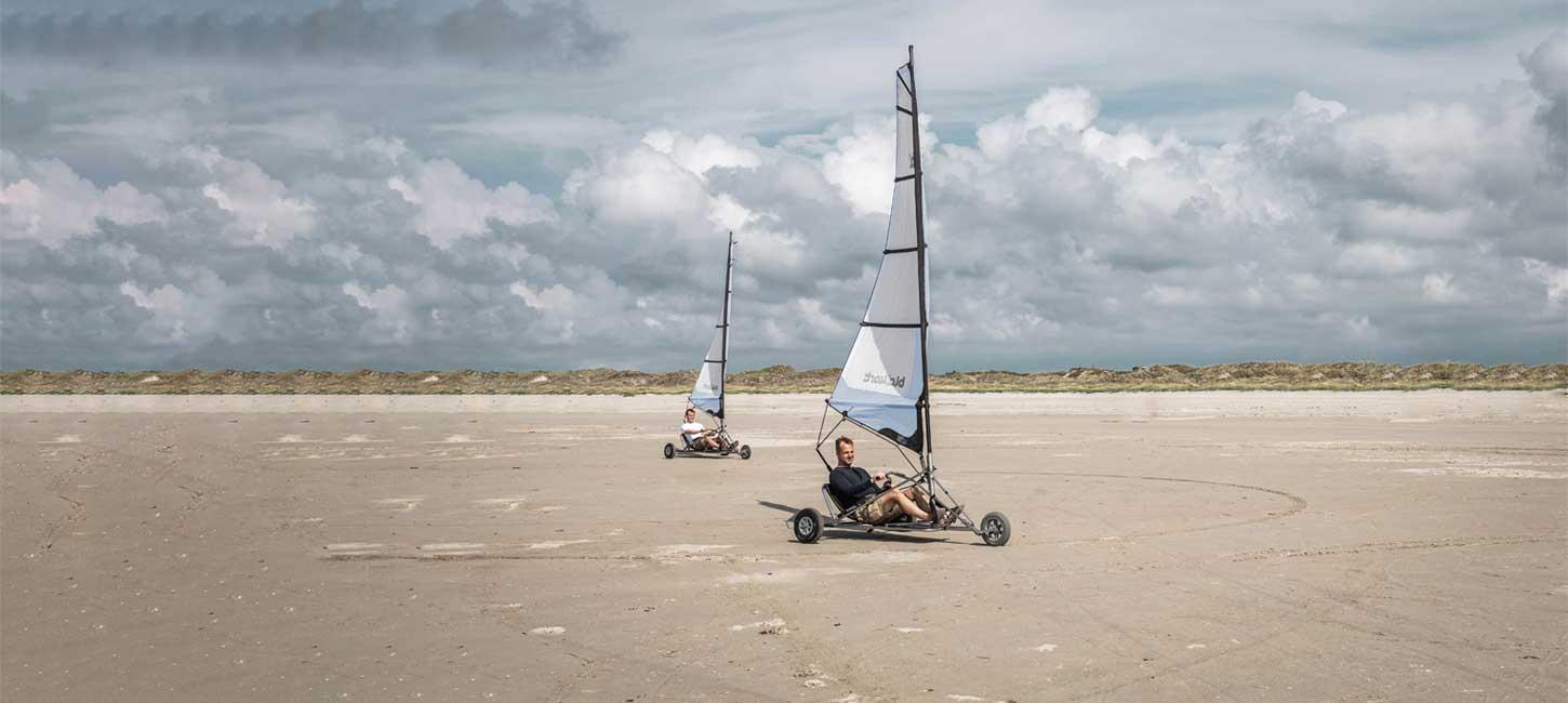 Blokart on Fanø beach | By the Wadden Sea