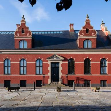 Ribe Art Museum beautiful facade | By the Wadden Sea