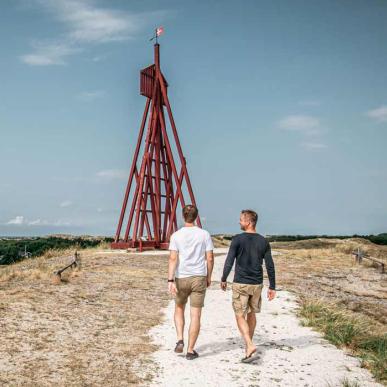 Sea mark on Fanø | By the Wadden Sea