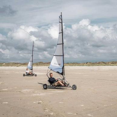 Blokart on Fanø beach | By the Wadden Sea