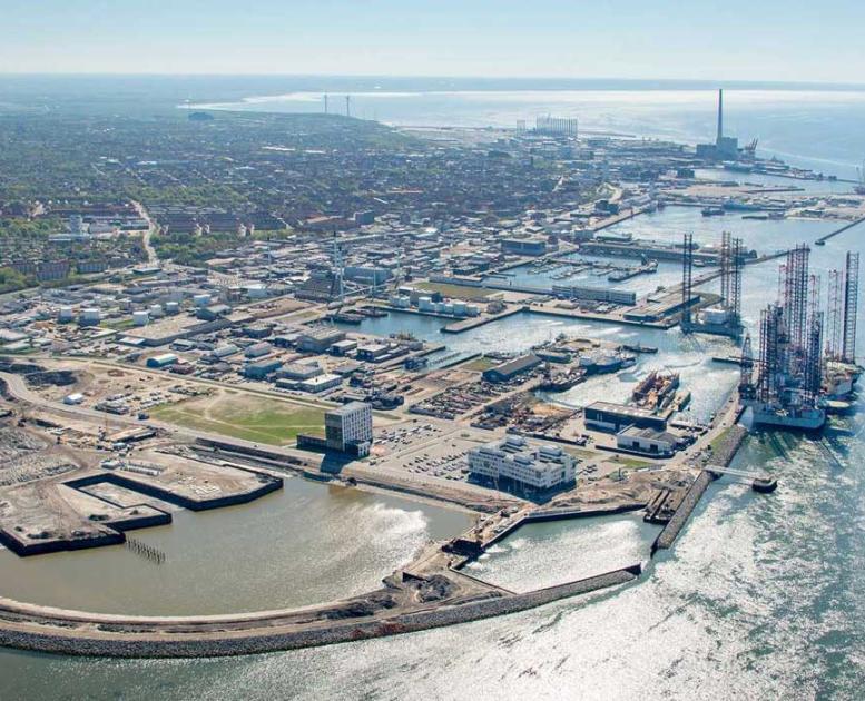 Port of Esbjerg - aerial photo | By the Wadden Sea