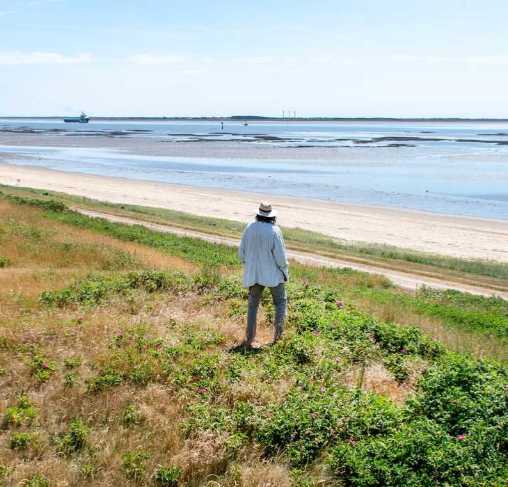 The sea close to Esbjerg Harbor | By the Wadden Sea